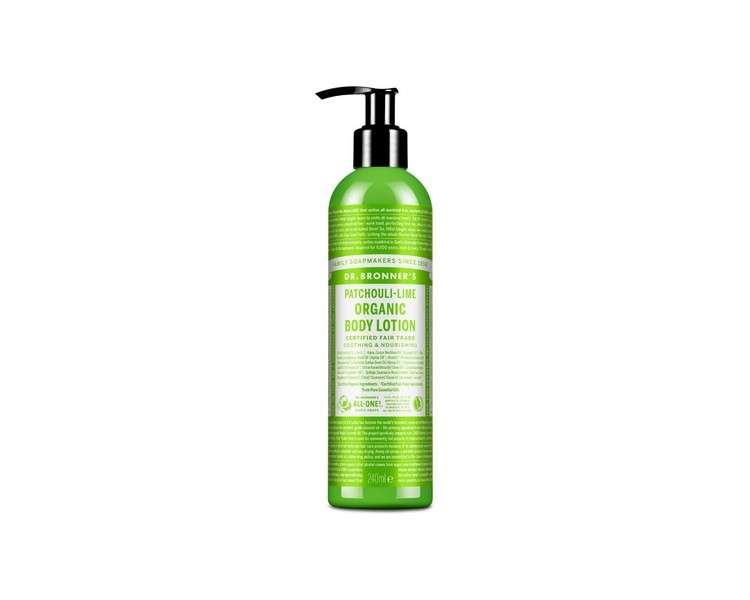 Dr Bronner's Patchouli Lime Organic Hand and Body Lotion 236ml