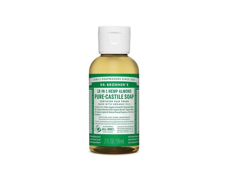 Dr Bronner's Almond Liquid Soap 60ml