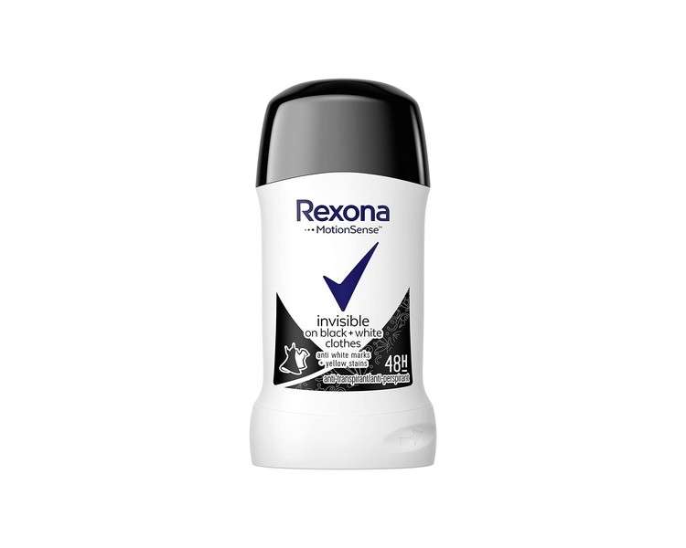 Rexona Invisible Black & White Diamond Deodorant Stick 40ml