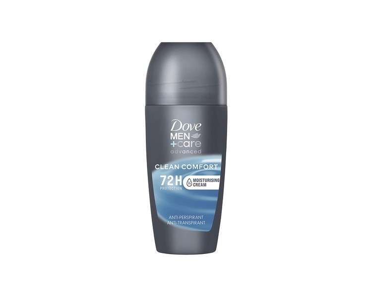 Dove Men+Care Clean Comfort Deodorant for Men with Triple Action Technology 50ml