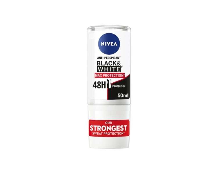 NIVEA Black & White Max Protection Deodorant for Women 50ml