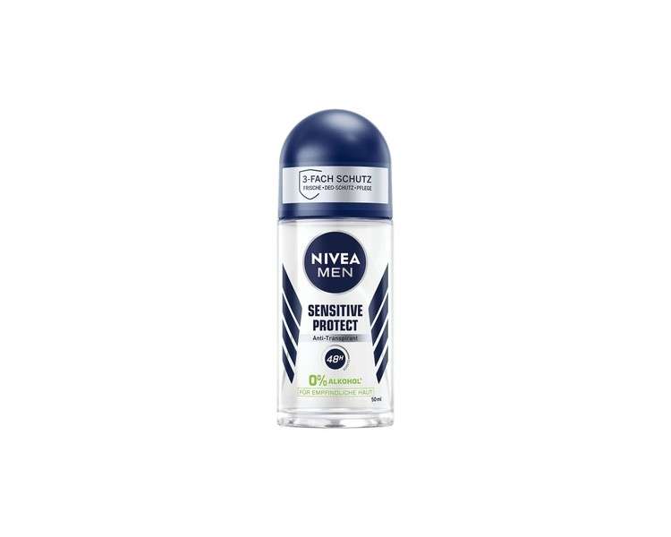 Nivea men Sensitive Protect Deo Roll-On Antiperspirant for Sensitive Skin 50ml