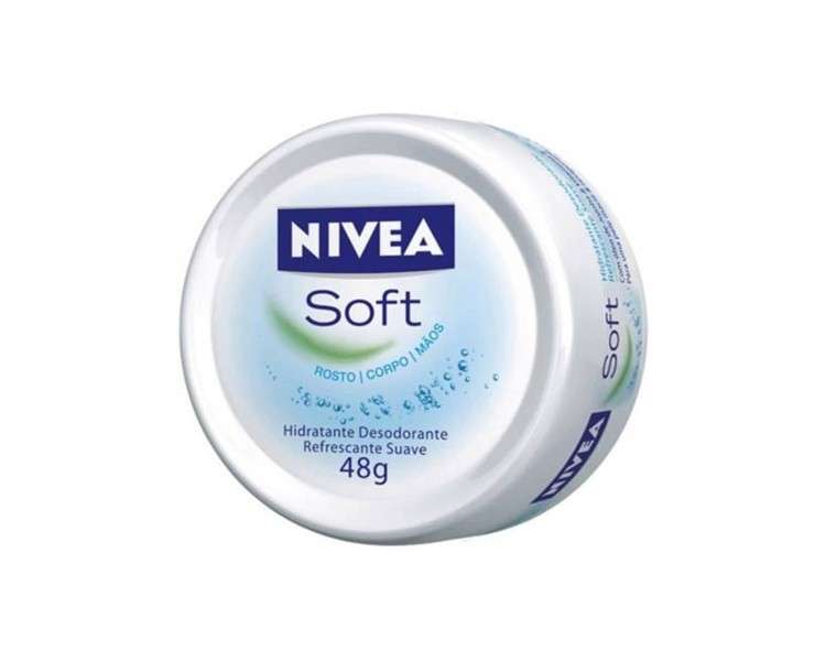 NIVEA Soft Moisturising Cream with Vitamin E and Jojoba Oil 50ml