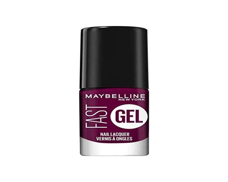 Maybelline Fast Gel Nail Lacquer Plum Party 9 Long-Lasting Nail Polish 6.7ml