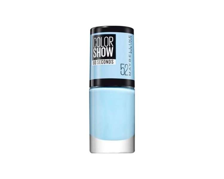 Maybelline Color Show Nail Polish It's A Boy 052 Blue Color 7ml