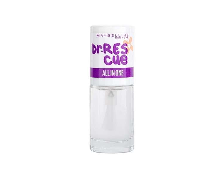 Maybelline Nail Polish Dr Rescue All In One 6.7ml Base/Top Coat White