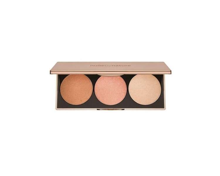 Nude by Nature Highlight Palette Fragrance Free Perfect Finishing Touch