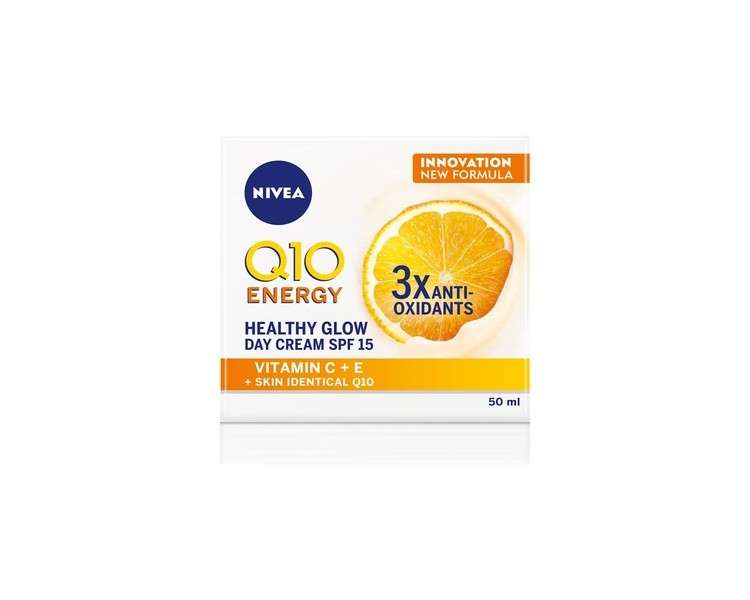 Nivea Q10 Energy Healthy Glow Day Cream SPF15 50ml