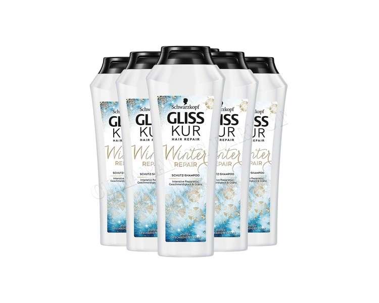 Gliss Kur Winter Repair Shampoo 250ml Nourishing and Strengthening