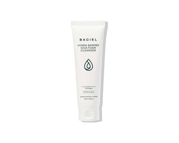 BACIEL Hydra Barrier Cica Foam Cleanser 120ml Korean Skin Care Facial Cleanser Sensitive Skin Pore Care Ceramide Hyaluronic Acids