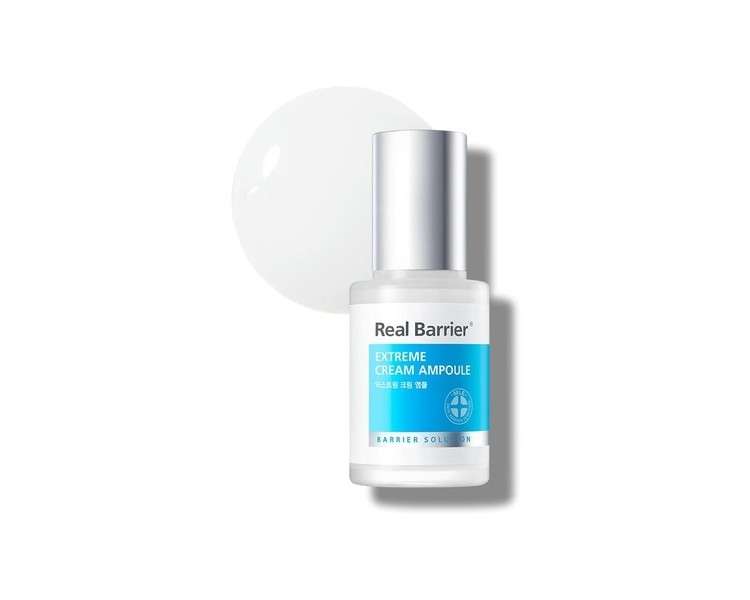 Real Barrier Extreme Cream Ampoule 1.01 Fl. Oz 30ml Skin Barrier Repair and Strengthening Facial Serum Moisturizer for Dry Skin Moisturizing Skin Care Solution for Sensitive Skin K-Beauty