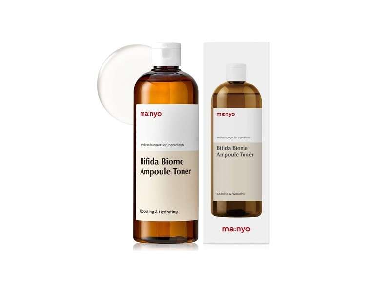 ma:nyo Bifida Biome Ampoule Toner Moisturizing Toner for Face 13.5 fl oz 400ml