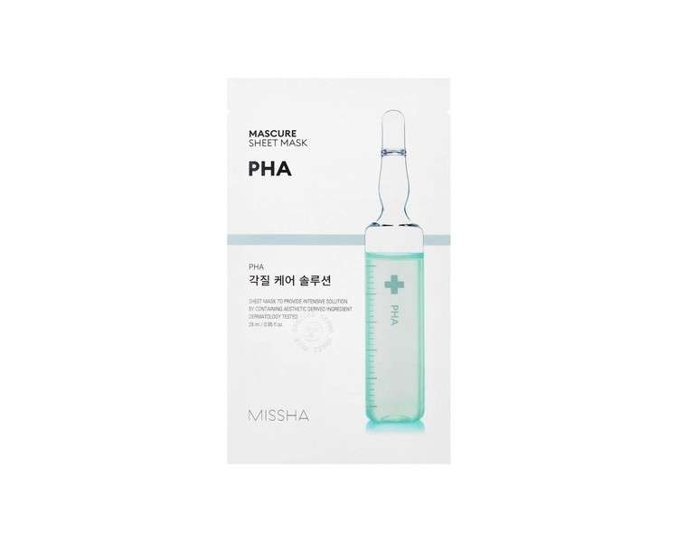 Missha Mascure Sheet Mask Korean Cosmetics PHA