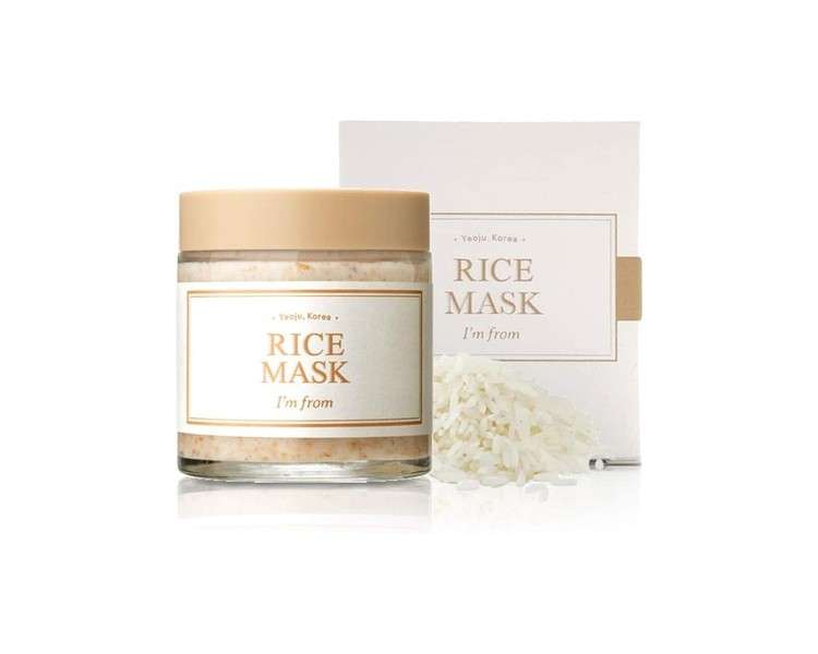 I'm From Rice Mask 110g Brightening Exfoliating K-Beauty