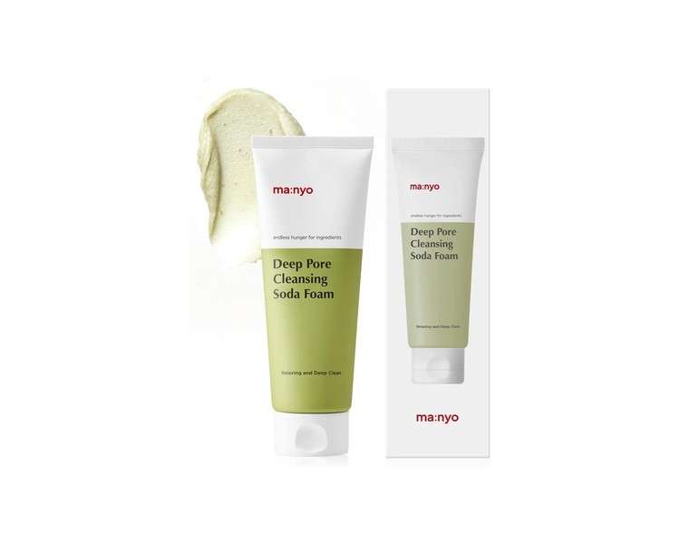 ma:nyo Deep Pore Cleansing Soda Foam Daily Face Wash with Vitamin C and Chamomile 5.0 fl oz (150ml)