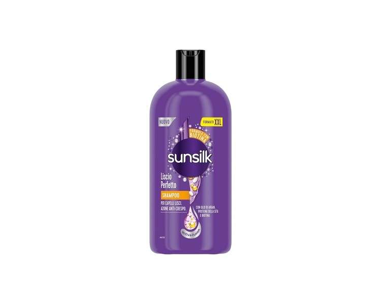 Sunsilk Perfect Smooth Shampoo for Long and Silky Smooth Hair Active Fusion Formula with Argan Oil, Silk Protein, and Biotin for Visibly Healthy Hair 810ml