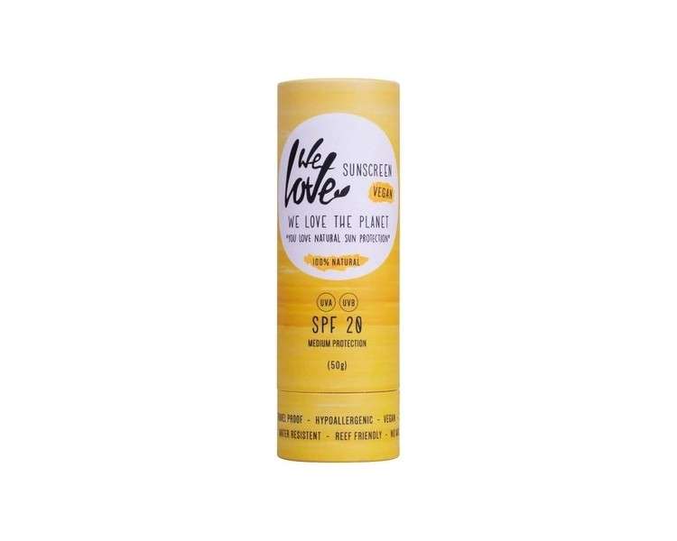 We Love The Planet SPF20 Sunscreen Stick 50g