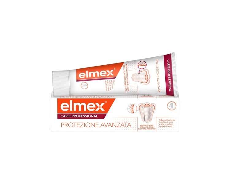 Elmex Carie Professional Advanced Protection Toothpaste 75ml - High Protection Against Cavities