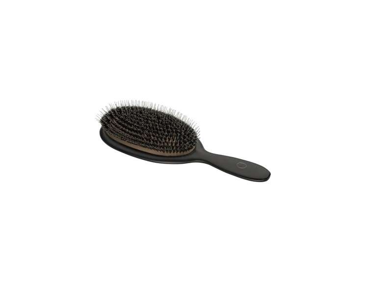 MOHI Black Gold Brush Size Three Luxury Hairbrush for All Hair Types - Stimulates Scalp - Prevents Hair Loss - Anti-Tangling