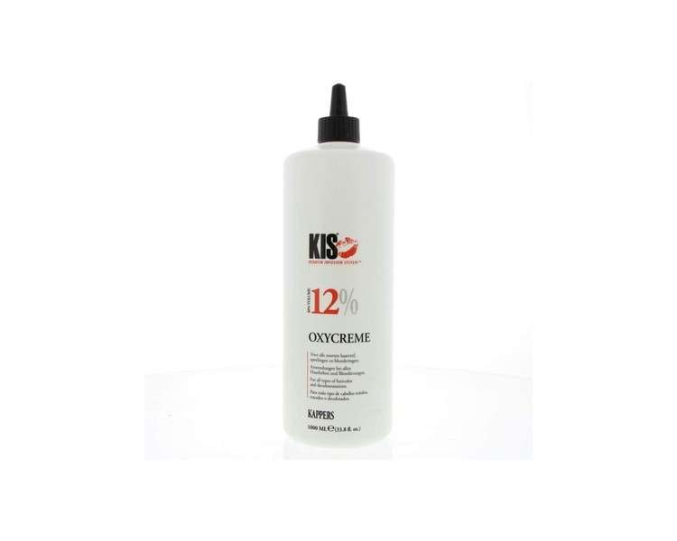 KIS Oxycreme Developer for All Hair Colors and Bleaches 12% 40% Volume 1000ml