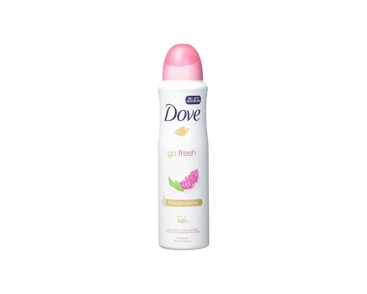 Dove Go Fresh Pomegranate & Lemon Verbena Antiperspirant Spray Deodorant for Women 150ml 5.07oz