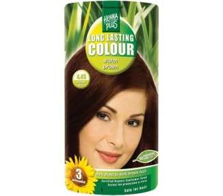 Hennaplus Long Lasting Warm Brown Hair Colour 4.45