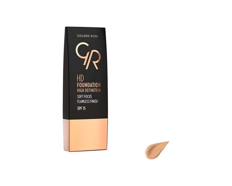 Golden Rose HD Foundation HD Definition 103 Almond