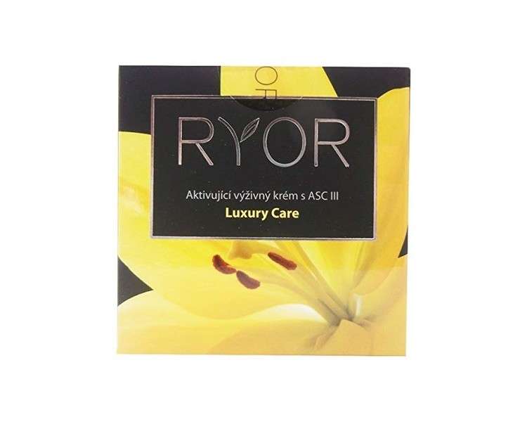 Ryor Luxury Care Activating Nourishing Cream With ASC III 50ml