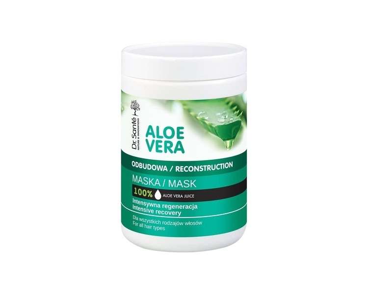 Dr Sante Aloe Vera Reconstruction Hair Mask Intensive Recovery Damaged Hair 1000ml