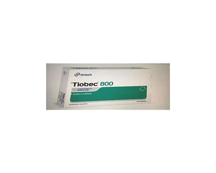 Uriach Medical Tiobec 800 White 20 Tablets 250g