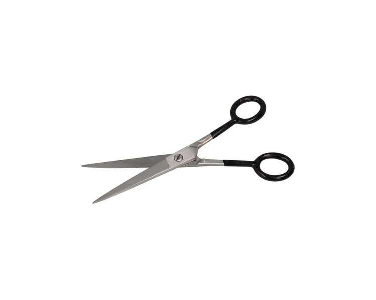 Zenish Professional Metal Silver Red Handle Scissors 7"