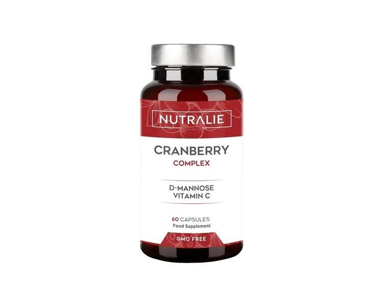 American Cranberry with Vitamin C, D-Mannose and Hibiscus Urinary Tract Protection and Antioxidant 60 Capsules