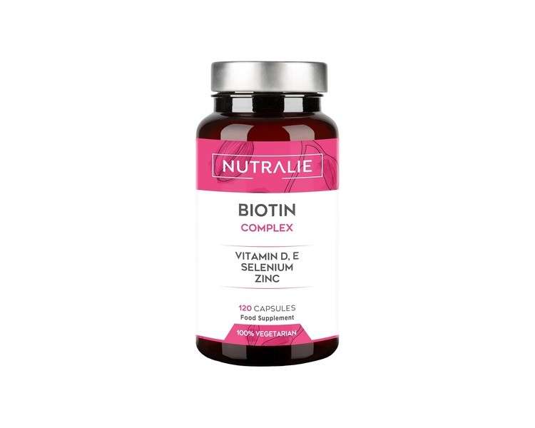 Biotin Hair Growth 10000mcg Hair Vitamins with Biotin Supplements D and E Zinc Selenium 120 Capsules