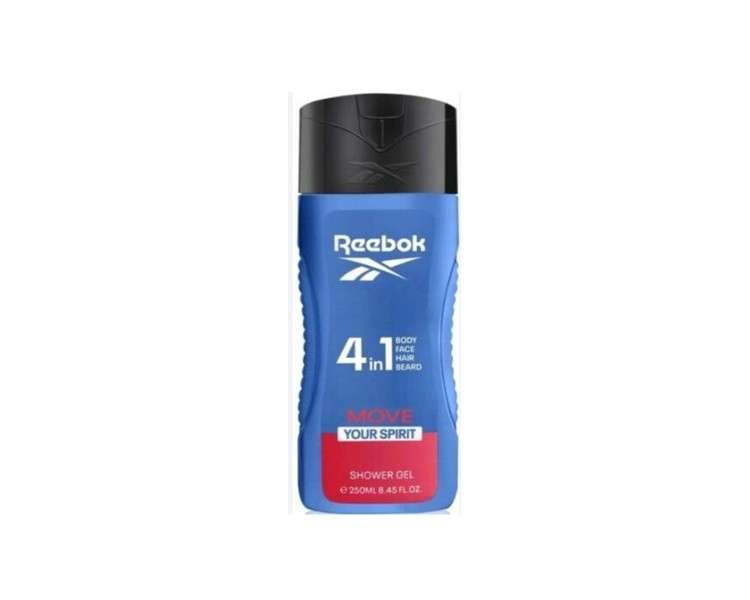 Reebok 4in1 Shower Gel Move Your Spirit 400ml Body Care Hair Men