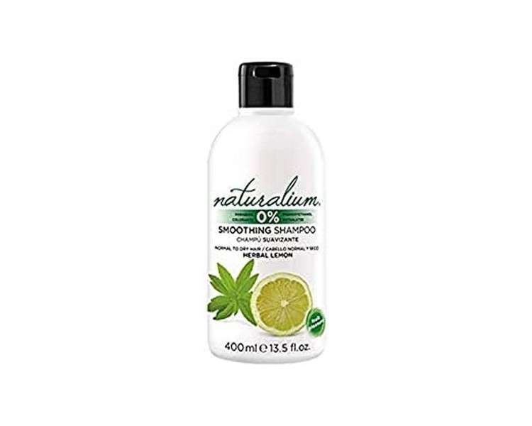 Naturalium Smoothing Hair Shampoo for Maximum Hydration, Softness and Resistance 400ml Herbal and Lemon