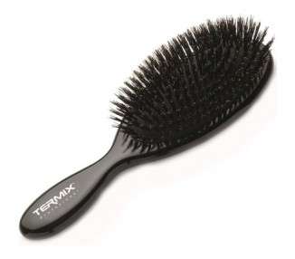 Termix Paddle Hairbrush Big with Boar Bristles Black
