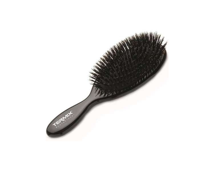 Termix Paddle Hairbrush Big with Boar Bristles Black
