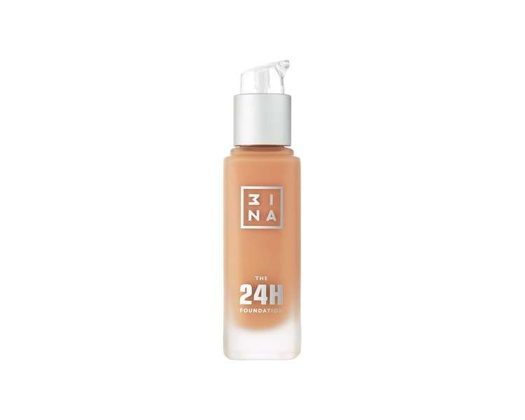 3INA MAKEUP The 24h Foundation 641 Light Tan Medium-High Coverage Natural Matte Finish Waterproof 30ml