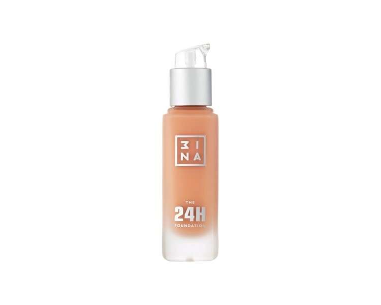 3INA Makeup The 24h Foundation 612 Light Neutral Pink Undertone 24H Waterproof Liquid Full Coverage Matte for Flawless Skin Vegan Cruelty Free