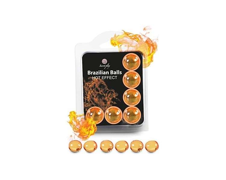 Secret Play Brazilian Balls with Warming Effect 200g - Pack of 6