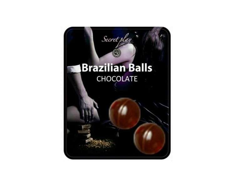 Brazilian Balls Hot Chocolate Orgasmic Foreplay Flavoured Lubricant - Pack of 2