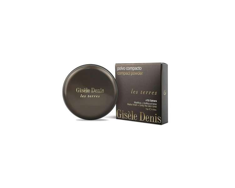 GISÈLE DENIS Les Terres Compact Powder N03 Sahara High Coverage Face Care 15g