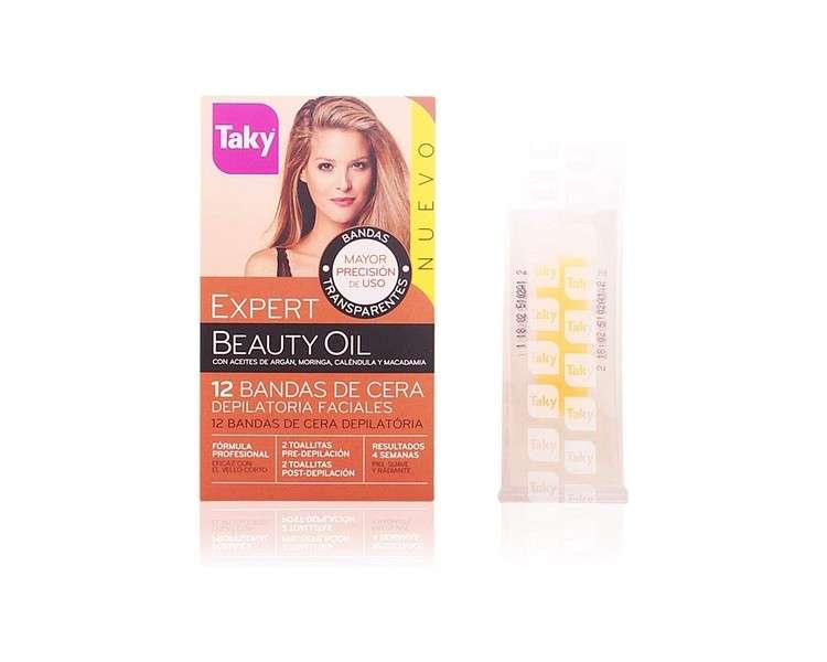 Taky Beauty Oil Hair Removal Strips 200g - Pack of 12