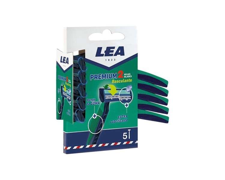 Lea Premium 2 Blade Pivot Disposable Razor