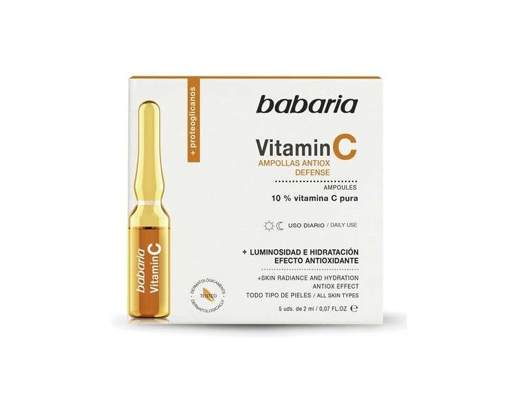 BABARIA Vitamin C Antioxidant Ampoules 2ml - Pack of 5