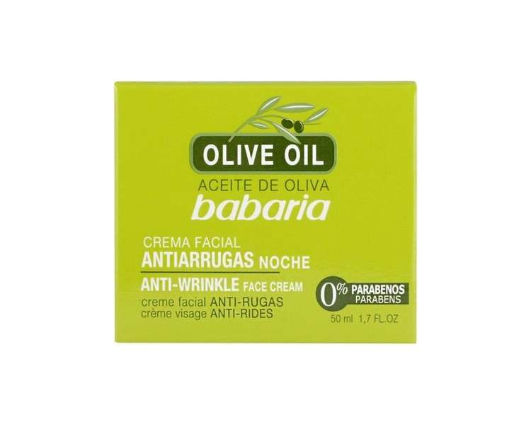 Babaria Anti-Wrinkles Face Cream with Olive Oil 50ml