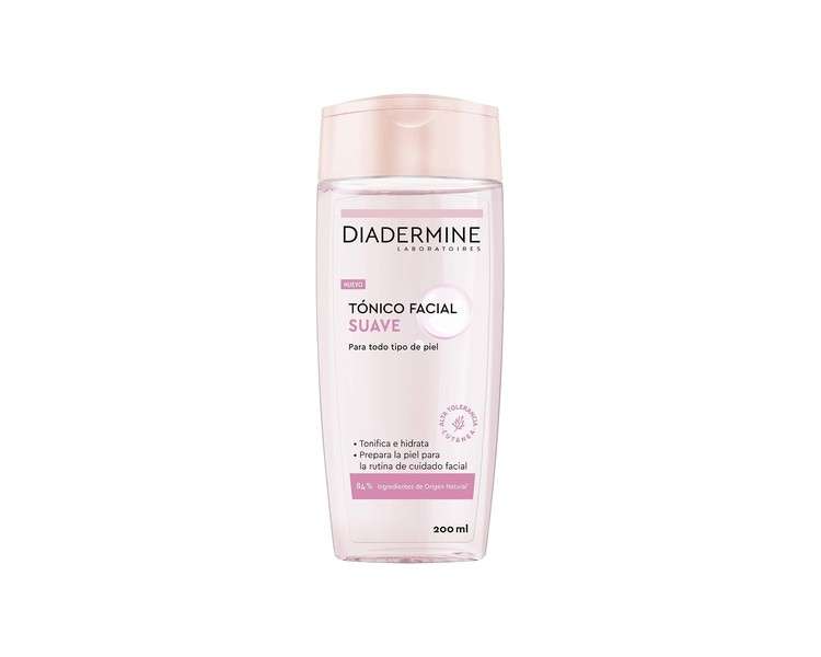 Diadermine Gentle Facial Toner 200ml Refresh Moisturise Soften for All Skin Types