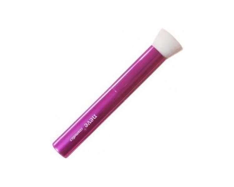 Neve Cosmetics Flat and Compact Face Brush Ideal for Mineral or Pressed Powders Azalea Flat