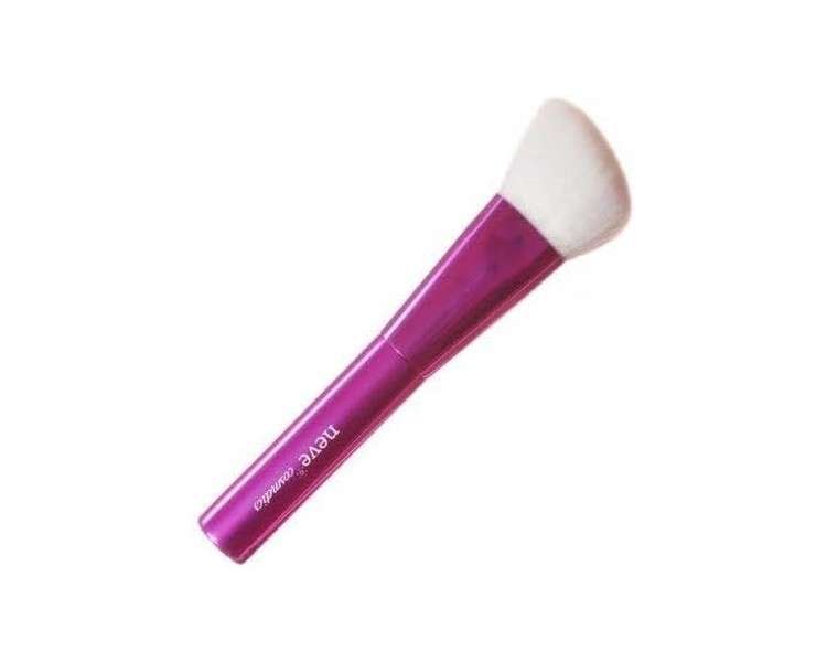 Neve Cosmetics Angled Face Sculpting Brush for Blush, Bronzer, Powder, Contour, Highlighter - Azalea Angled