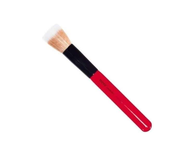 Neve Cosmetics Duofibre Face Brush for Liquid Foundation and Powder Products Crimson Diffuser